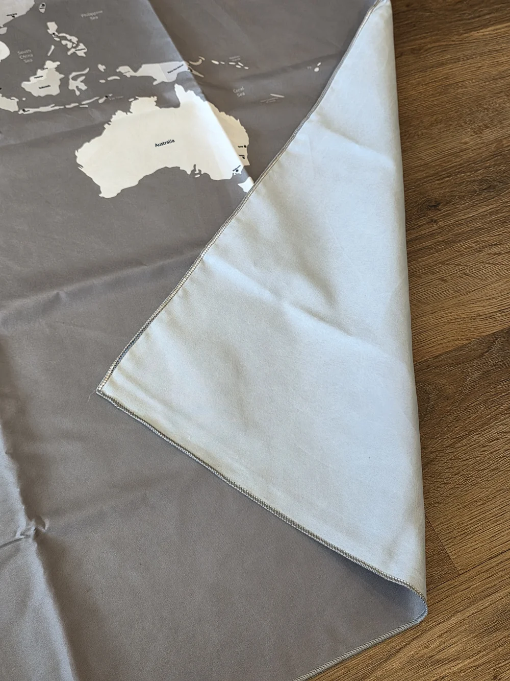 World Map Fabric 60